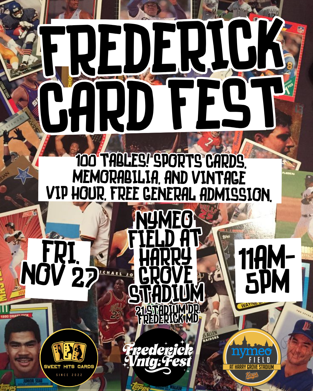Event flyer for Frederick Card Fest