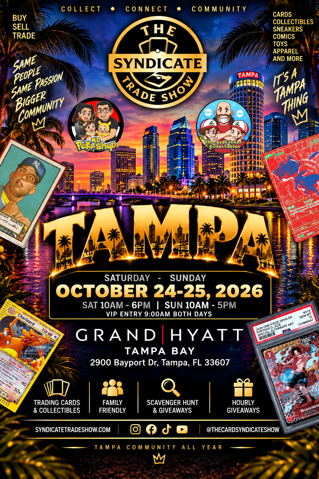 Event flyer for The Syndicate Trade Show - Tampa